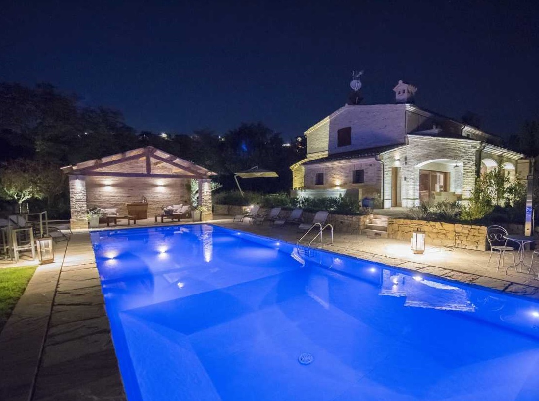 Add More Lights to your New Palm Desert Swimming Pool